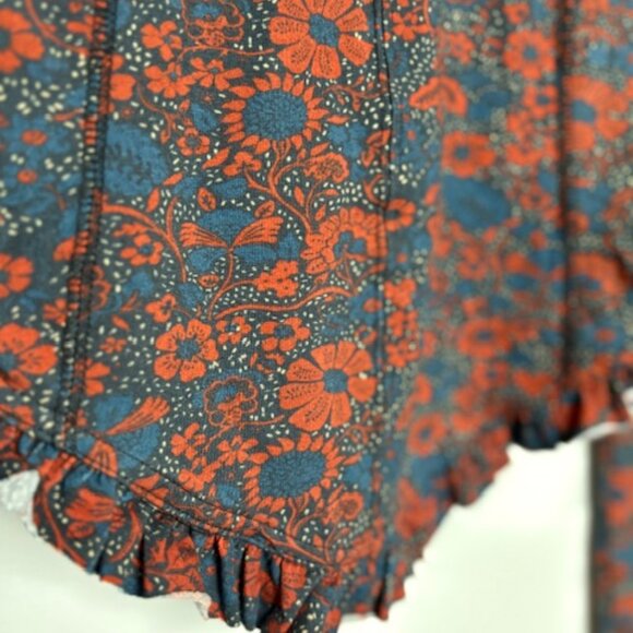 Free People Melanie Long Sleeve Top / Night Combo - (S) - Picture 6 of 7